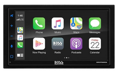Weather-proof DDin 6.75" Touchscreen Multimedia Receiver w/ Carplay & Android Auto