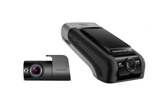 4K Front Dash Camera & 2K Rear Dash Camera w/ Smartphone App Control & 32GB MicroSD Card