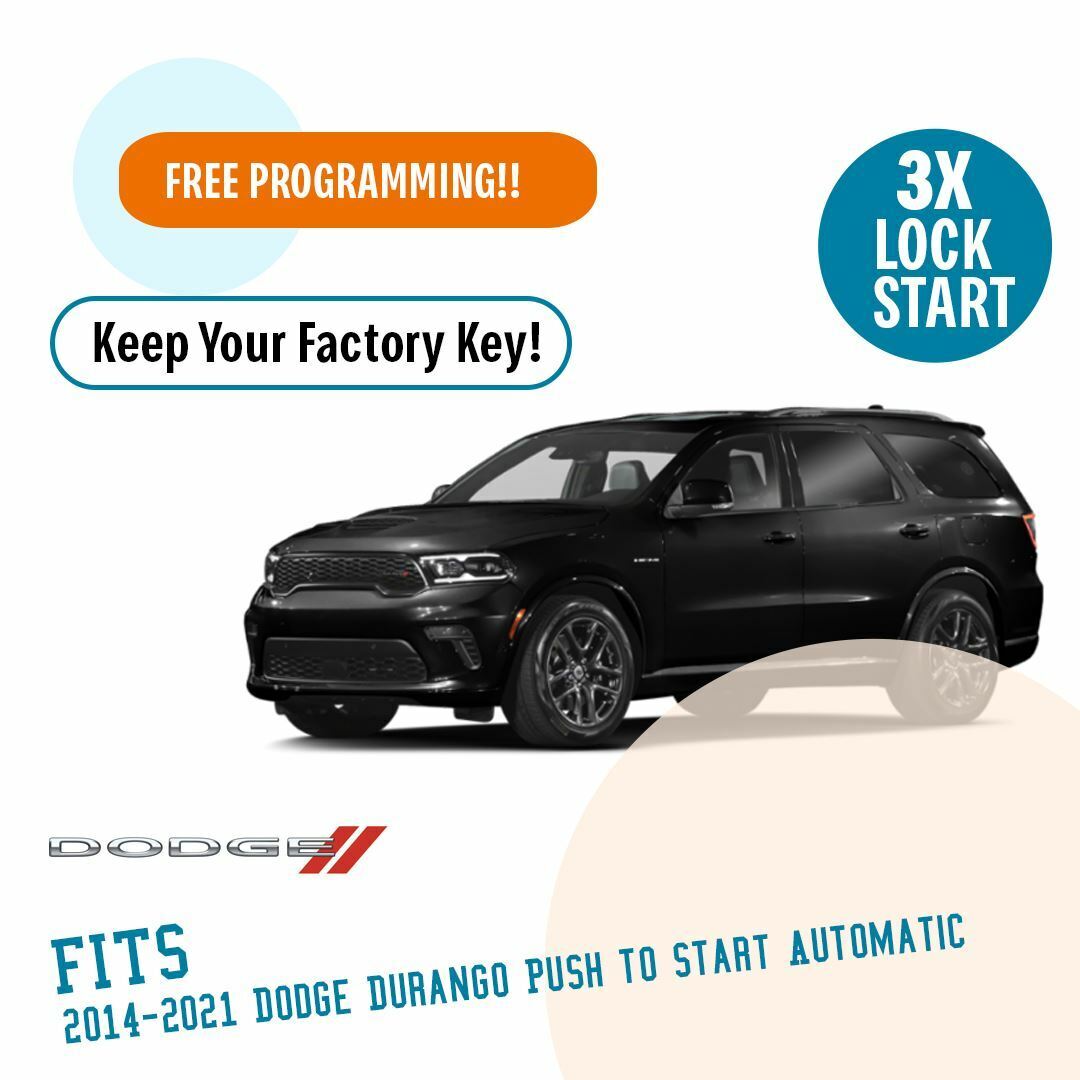 Remote Start System for 2014-2021 Dodge Durango Push-to-Start Automatic