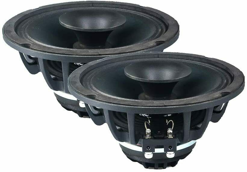 Diamond Audio MP654 6.5" Pro Audio Full Horn Speakers + DS18 CANDY-X2B Amplifier