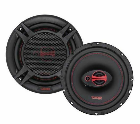 4 X GEN-X6.5 DS18 6.5" 3-way Car Door Speakers 600 Watts 4 Ohm Coaxial 2 Pair