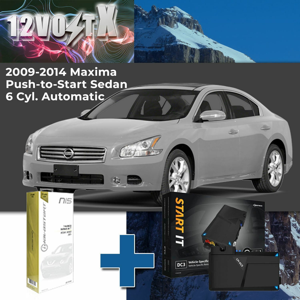 Remote Start for 2009-2014 fits Nissan Maxima Push-to-Start Sedan 6 Cyl.