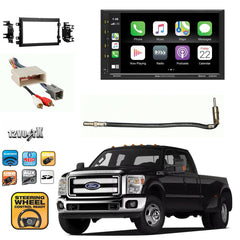 Touchscreen Bluetooth Carplay, Android Auto for Ford F350 2005-2012