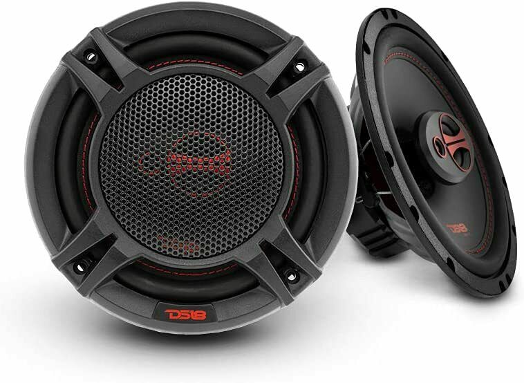 4 X GEN-X6.5 DS18 6.5" 3-way Car Door Speakers 600 Watts 4 Ohm Coaxial 2 Pair