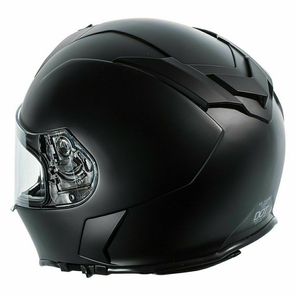 TORC Unisex-Adult Full Face Helmet (Matte Black, X-Large)