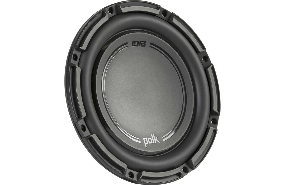 2 X Polk Audio DB1042DVC DB+ Series shallow-mount 10" subwoofer (Pack Of 2)