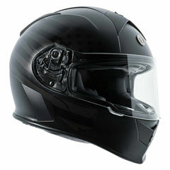 TORC T14B15FG:22 T-14 Flag Small Black Full Face Helmet W/Bluetooth T14B15FG22