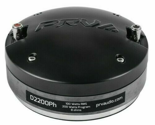 2 X PRV Audio D2200Ph 2" Phenolic Horn Compression Driver 4-Bolt