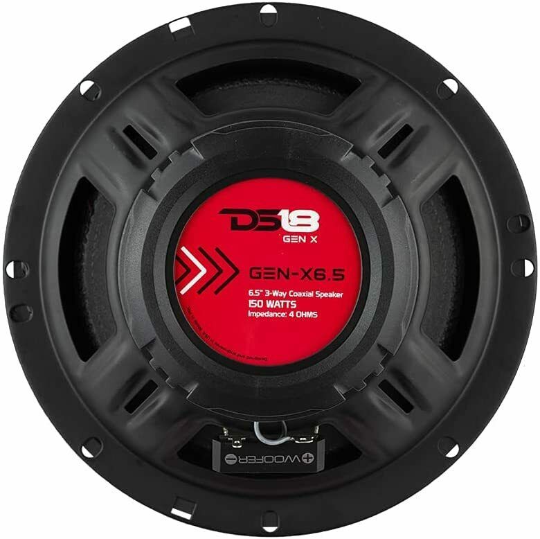 4 X GEN-X6.5 DS18 6.5" 3-way Car Door Speakers 600 Watts 4 Ohm Coaxial 2 Pair