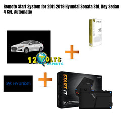 Remote Start System for 2011-2019 Hyundai Sonata Std. Key Sedan 4 Cyl. Automatic