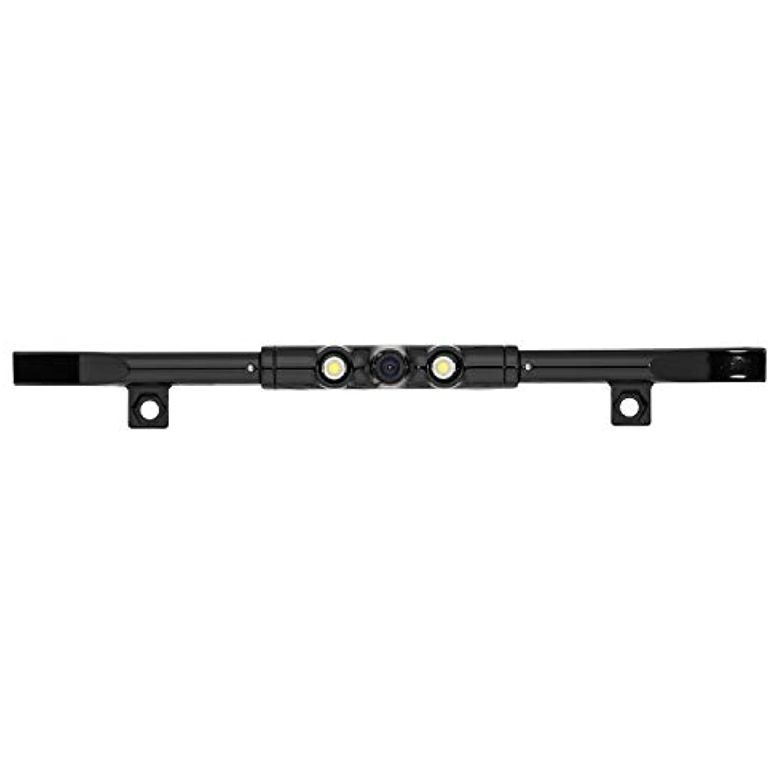 BOYO VTL425LTJ - Ultra Slim Bar-Type License Plate Backup Camera with Active Parking Lines and LED Lights (Black)