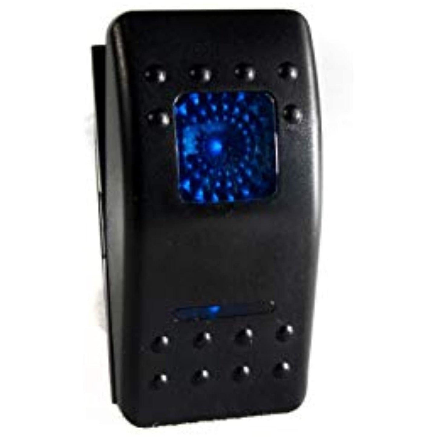 Race Sport Lighting RS-RP12VB LED Rocker 12V Switch (Blue)