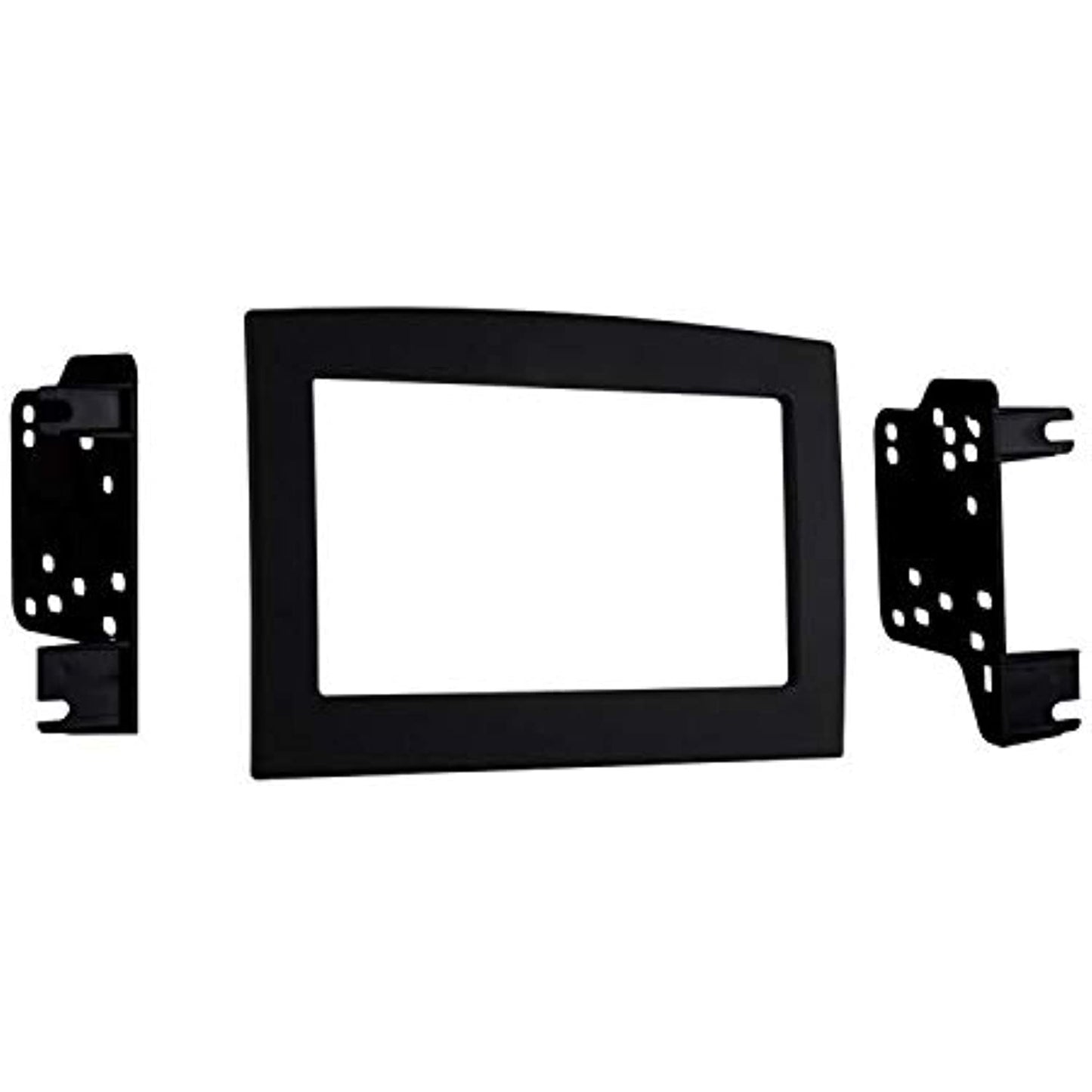 PAC C2R-CHY4 Radio Replacement Interface for Chrysler,Blue,8.75in. x 9.00in. x 2.00in. & Metra 95-6528B Double Din Dash Kit for 2006-2010 Dodge Ram (Black)