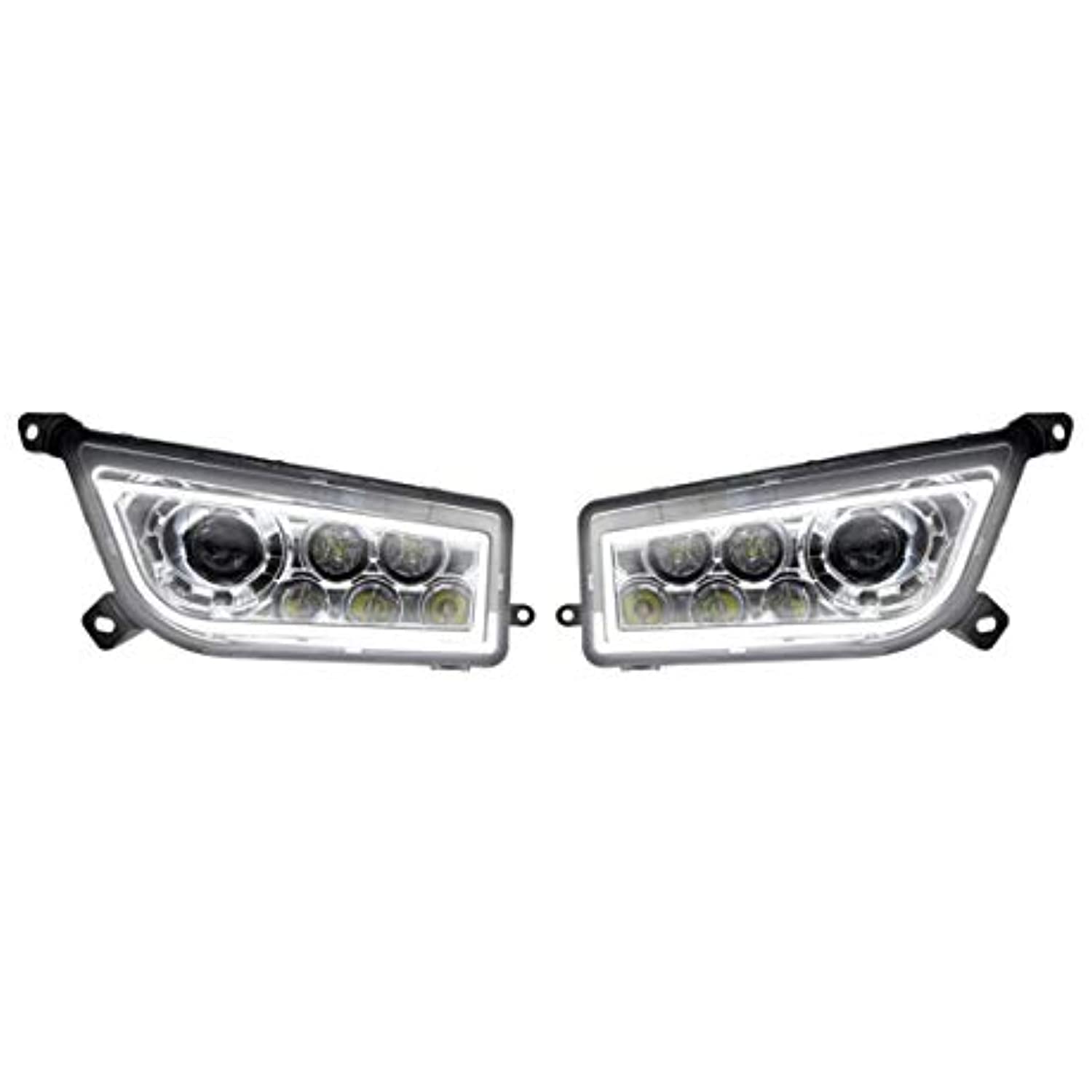 Metra Electronics - Polaris RZR Extreme LED Headlight - LED DRL Halo (MPS-RZ1LEDH) Powersports Products