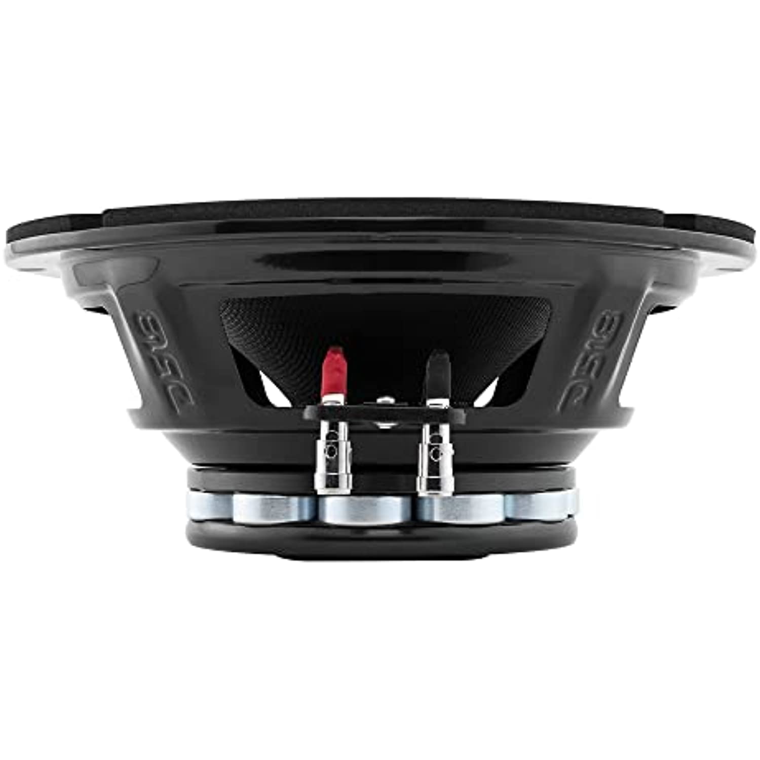 DS18 PRO-CF8.2NR 8" Water Resistant Loudspeaker - Mid-Bass Carbon Fiber Cone and Neodymium Rings Magnet 600 Watts 2-Ohms - Ideal for Motorcycle & Motorsports