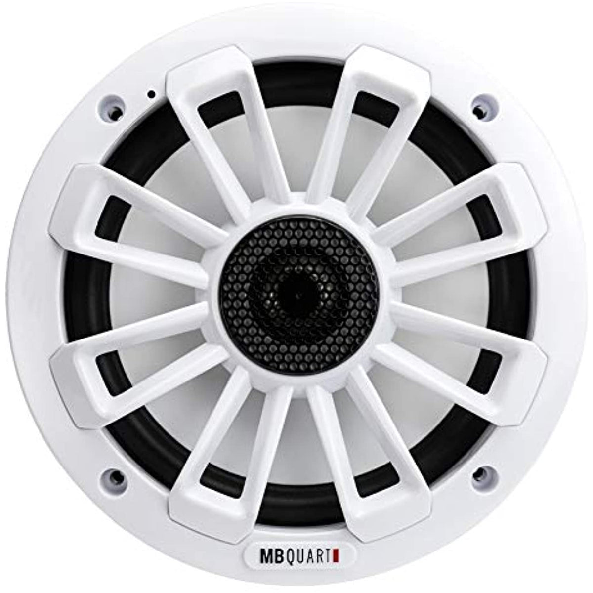 MB Quart NK1-116W Nautic Marine Speakers (White, Pair) – 6.5 Inch Coaxial Speaker System, 120 Watt, Marine Certified, 1 Inch Tweeter, Powersport Speakers