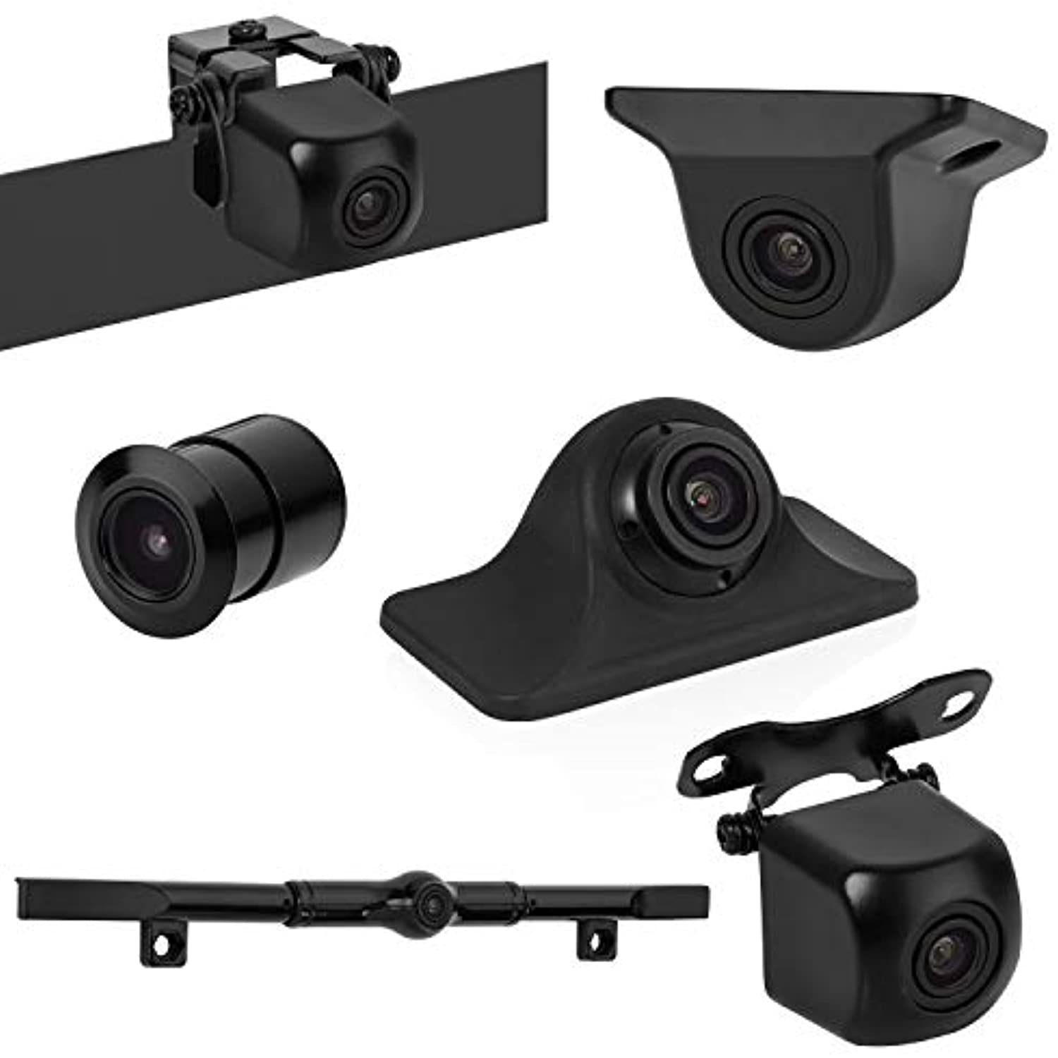 BOYO VISION VTK601HD - Universal HD Backup Camera with Multiple Mounting Options (6-in-1 Camera System)