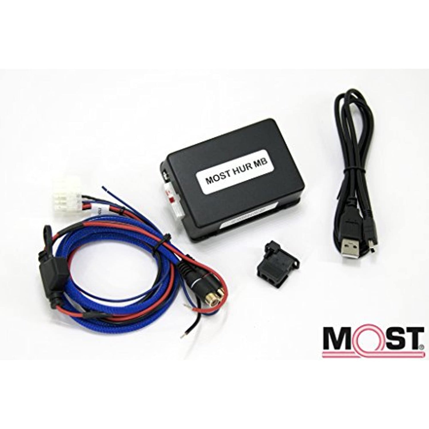 NAV-TV NTV-KIT501 Radio Replacement Interface for select 2004-2008 vehicles from Mercedes-Benz Equipped with the M.O.S.T. Fiber Optic System