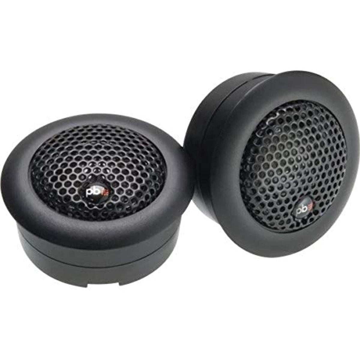 Powerbass S-1S Flush/Angle 50W RMS / 100W MAX 4-OHM 1" Silk Dome Tweeters