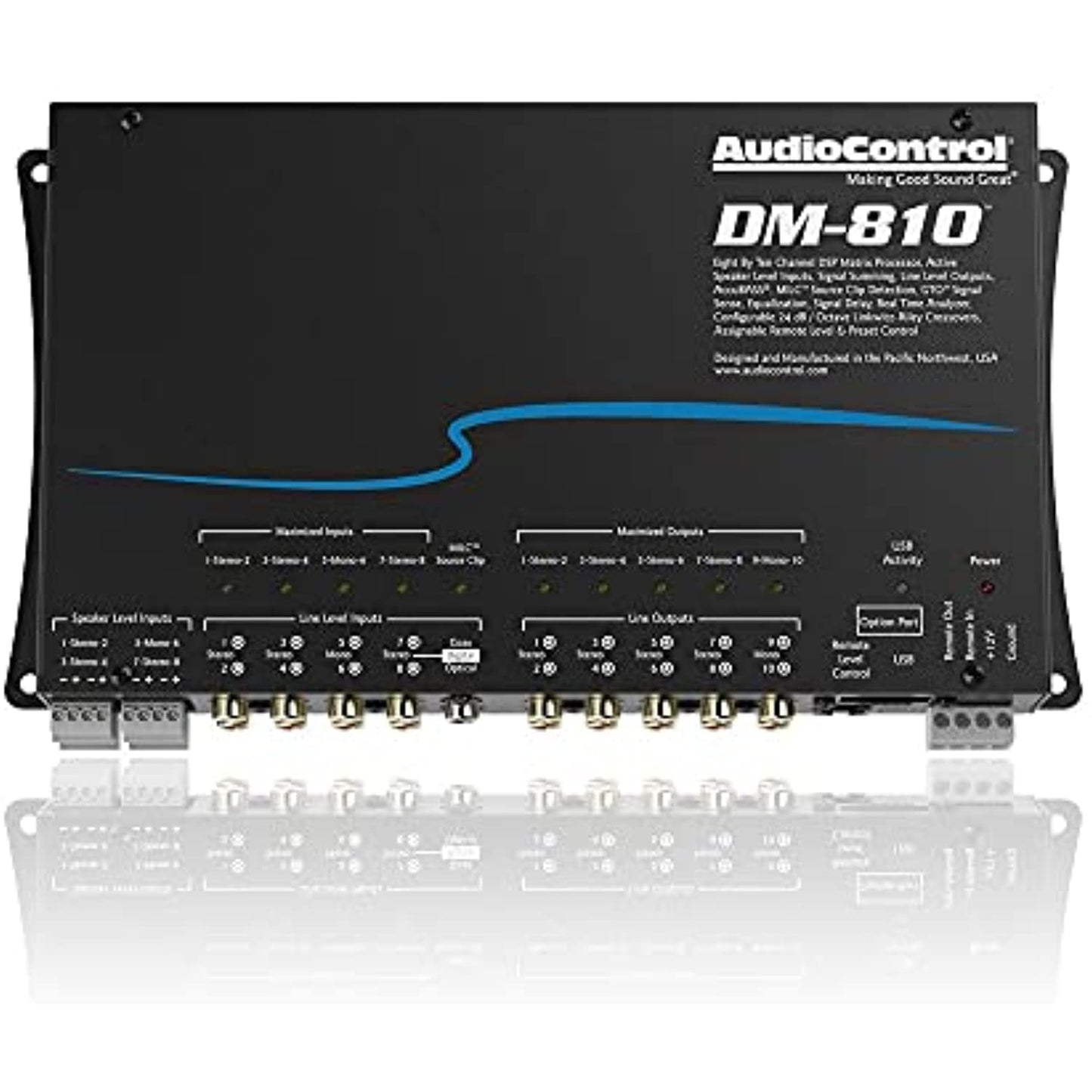 AudioControl DM-810 8 by 10 Channel Matrix Digital Signal Processor