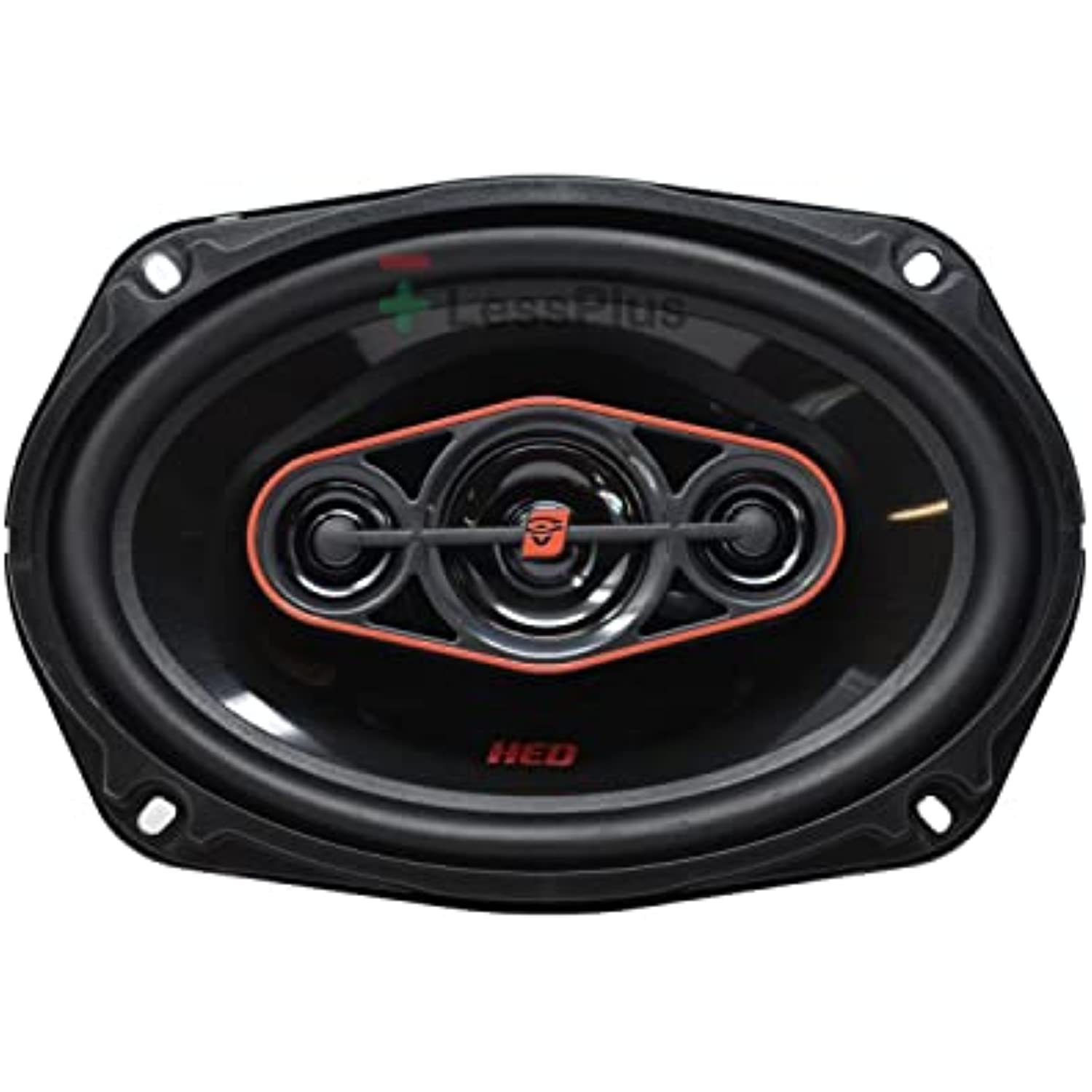 Cerwin-Vega Mobile H7694 HED(R) Series 6" x 9" 420-Watt 4-Way Coaxial Speakers, Black, 2X2X2