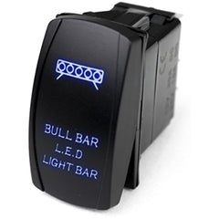 LED Rocker Switch w/ Blue LED Radiance (