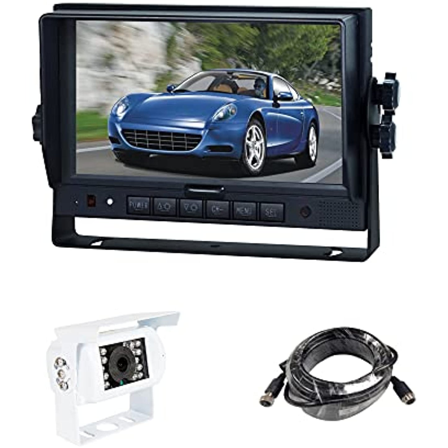 RYDEEN M7020WKR 7-Inch Monitor with CM-R1000W Camera ,35feet Extension Cable