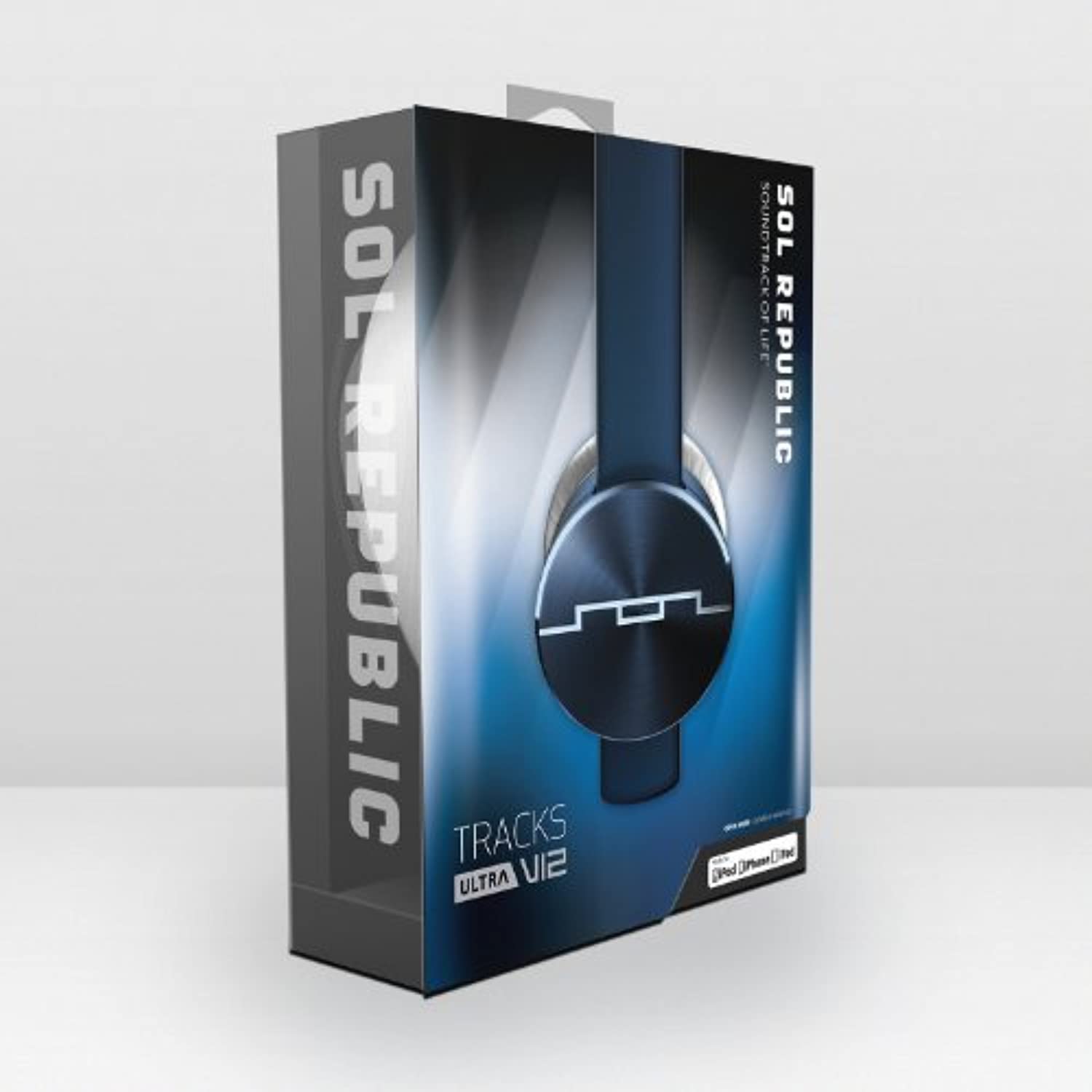 SOL REPUBLIC Tracks Ultra On-Ear Headphones with Remote and Mic (Blue)