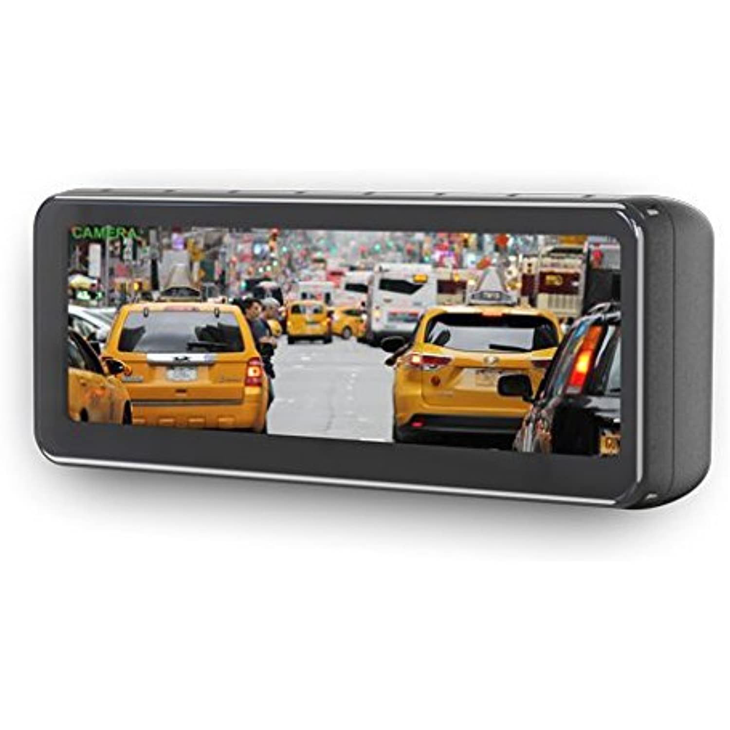 BOYO VTM73FL - Frameless Replacement Rear-View Mirror with 7.3" TFT-LCD Backup Camera Monitor 4 Camera Inputs