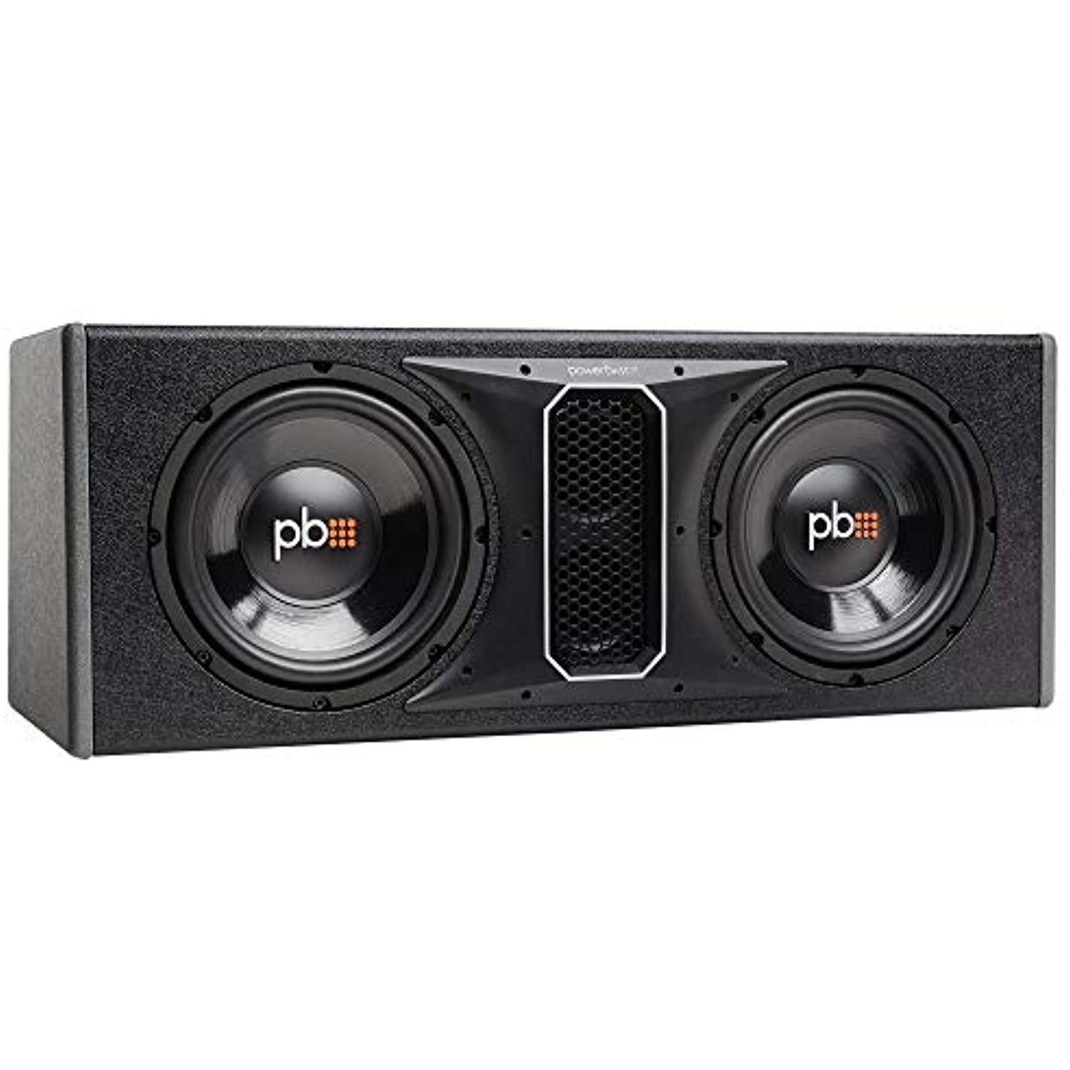 PowerBass Autosound PSPP102-10" Dual Enclosure, Amplifier & Amp Kit Bundle(PSWB102/ASA3400.2/ATK8)