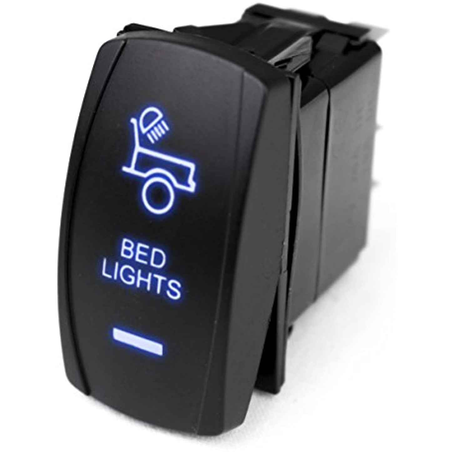 Race Sport Lighting RSLE39B LED Rocker Switch w/Blue LED Radiance (Bed Lights)