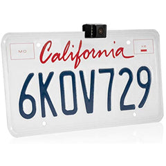 BOYO VTL17L - Concealed License Plate Backup Camera with Parking Lines and LED Lights (Black)