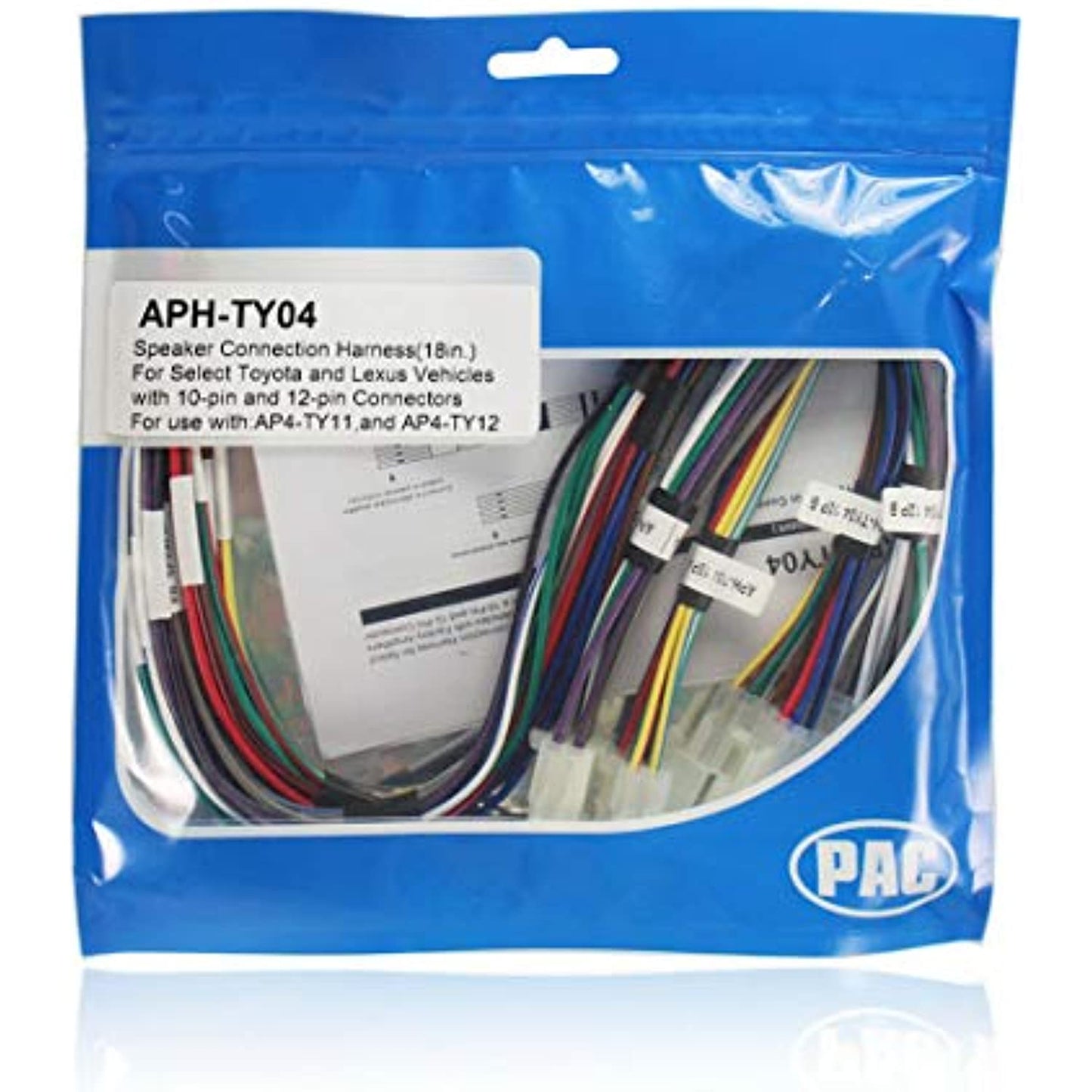 PAC APH-TY04 Speaker Connection Harness for Select Vehicles W/ amplified systems