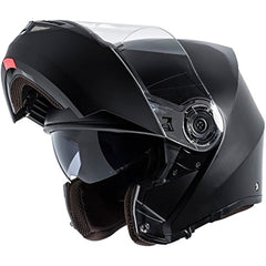 TORC T27 Full Face Modular Helmet (Flat Black, Large)