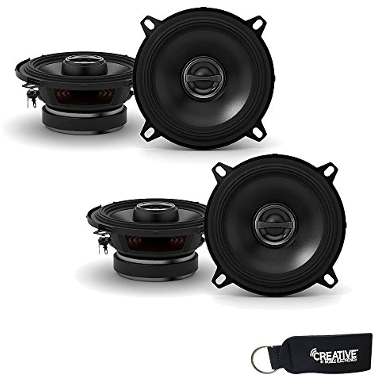 Alpine S-S50 5.25" Speaker Bundle - Two Pairs of 5.25" S-Series S-S50 2-Way Coaxial Speakers