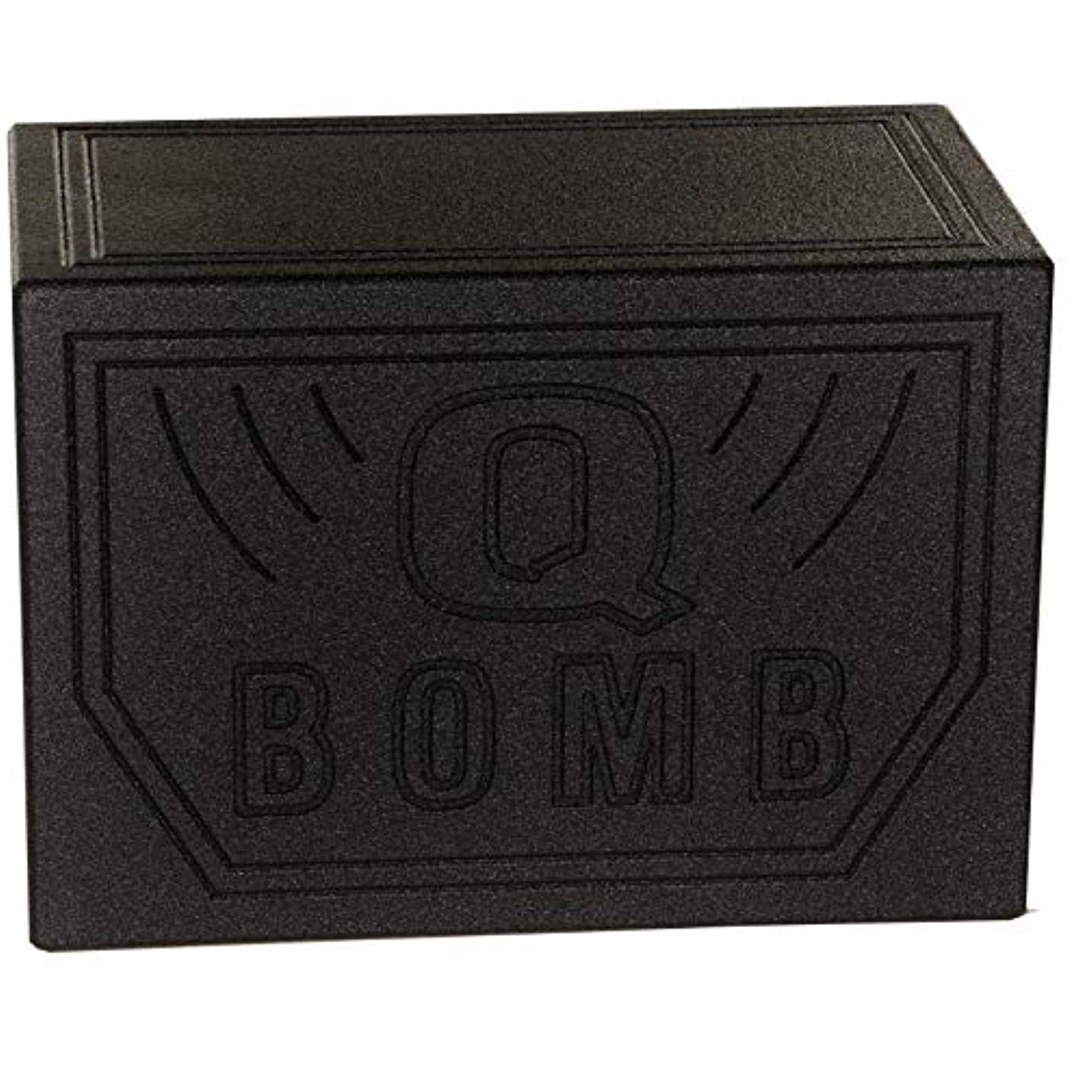 QPower QBOMBVLSINGLE QBomb Series 10" 1-Hole Forward-Firing Sealed Subwoofer Box