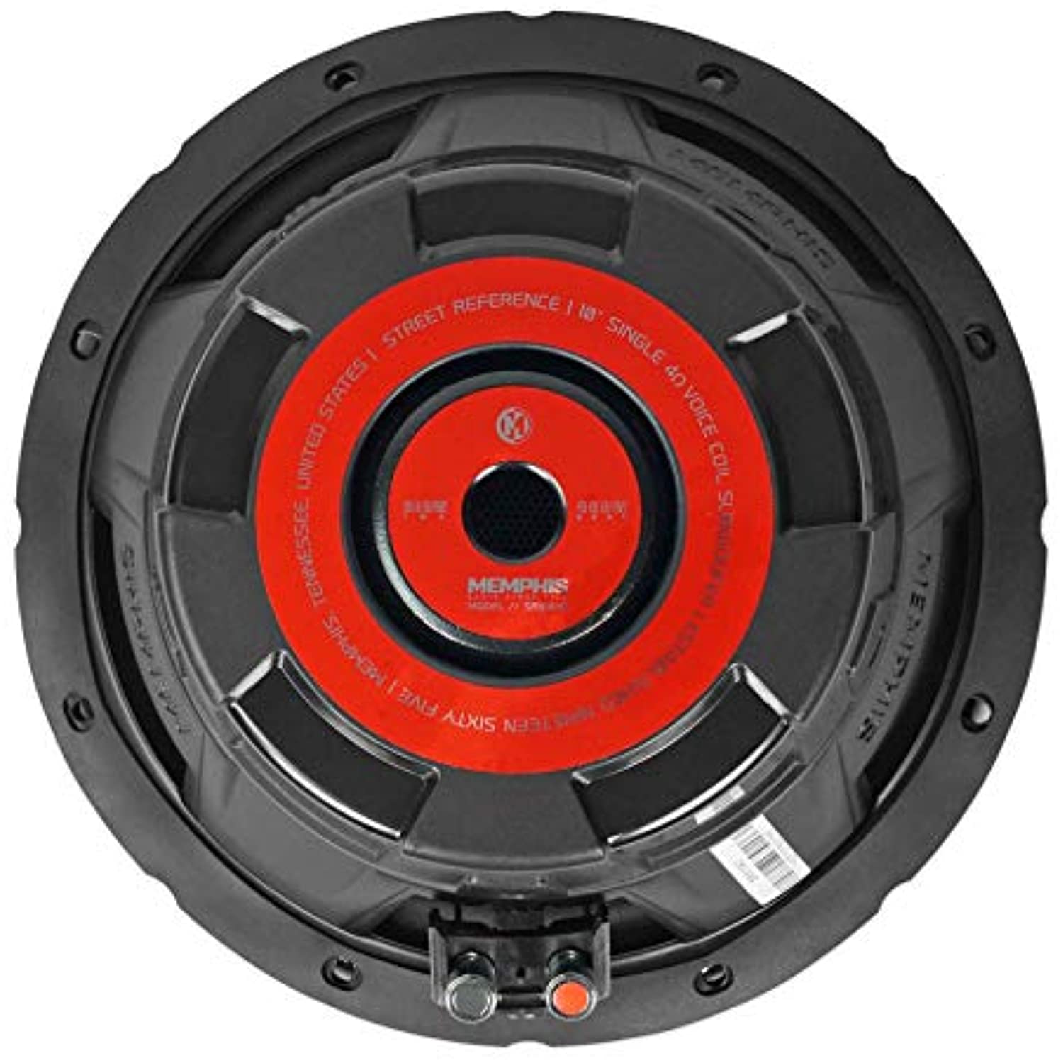 Memphis SRX1040 10" 200W RMS Single 4-Ohm Subwoofer