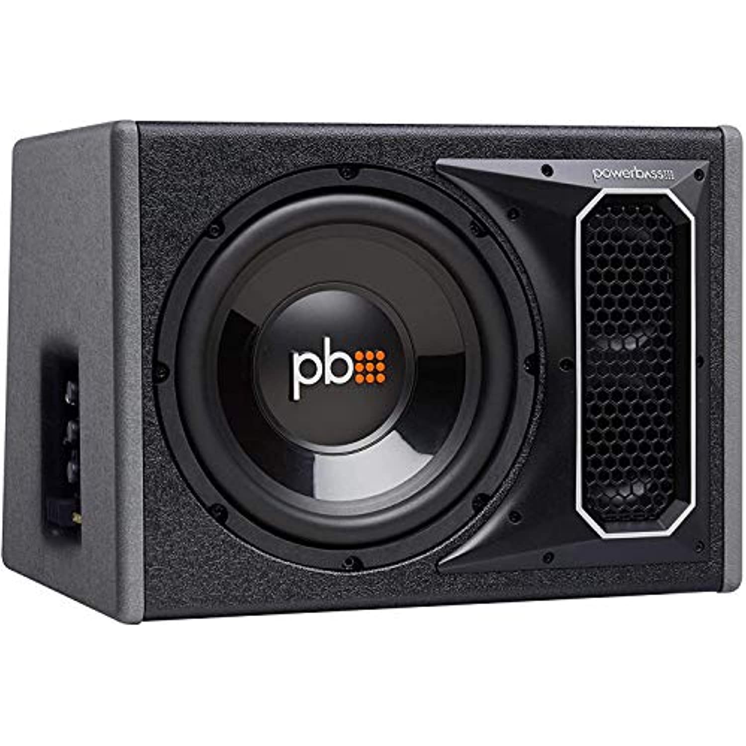 PowerBass Party Pack - Single 10" Subwoofer in Vented Enclosure with ASA3-300.2 Amplifier and Wiring Kit