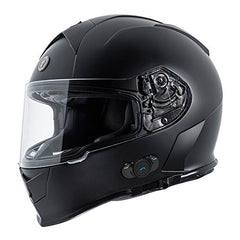 TORC T14B15WS:24 T-14 Wings Large Black Full Face Helmet W Bluetooth T14B15WS24