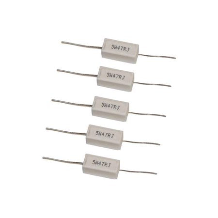 47 Ohm 5w Load Resistors for Amp Integration (5 pack)