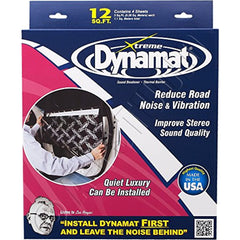 Dynamat 10435 12" x 36" x 0.067" Thick Self-Adhesive Sound Deadener with Xtreme Door Kit