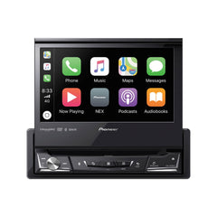 Pioneer AVH-3500NEX + Satellite Receiver sxv300v1 7" Flip Out DVD Receiver w/ CarPlay, Android Auto, Built-in Bluetooth, & SXM Ready SDIN