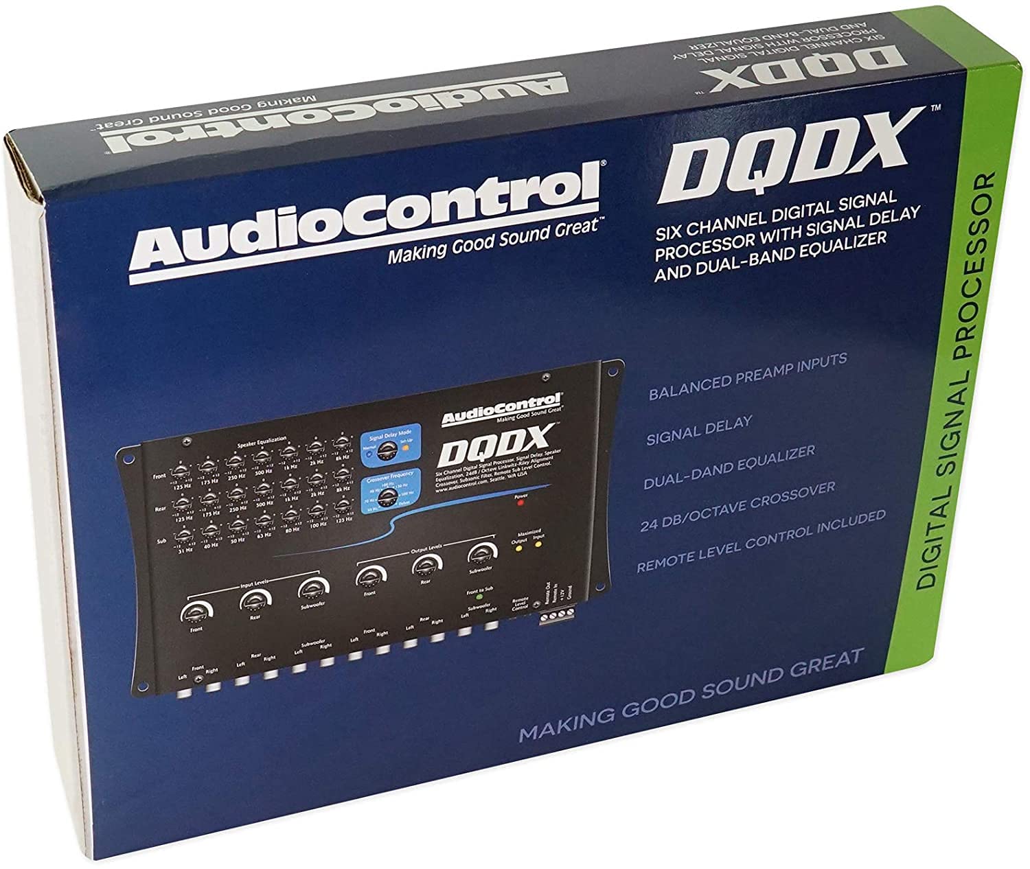 AudioControl DQDX Black 6 Channel Performance Digital Signal Processor