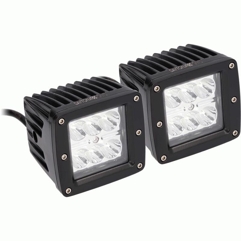 METRA - Traditional 3" - 6 Led Cube Light Spot (2Pk) (DL-CL7S)