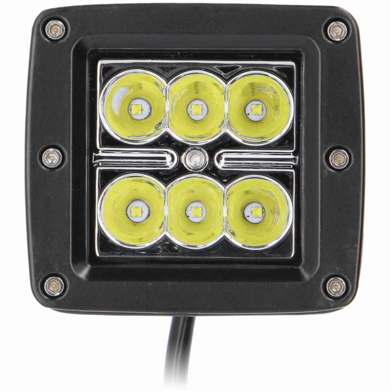 METRA - Traditional 3" - 6 Led Cube Light Spot (2Pk) (DL-CL7S)