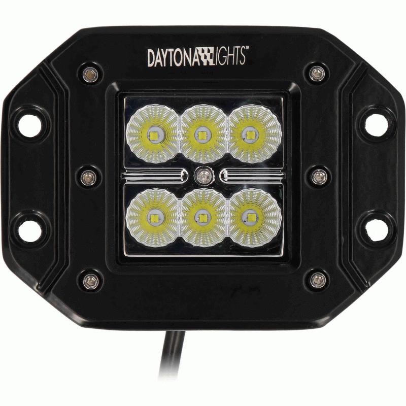 METRA - Flush Mount 3.6" - 6 Led Cube Light Flood (2Pk) (DL-FMCL7)