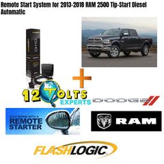 Remote Start System for 2013-2018 RAM 2500 Tip-Start Diesel Automatic