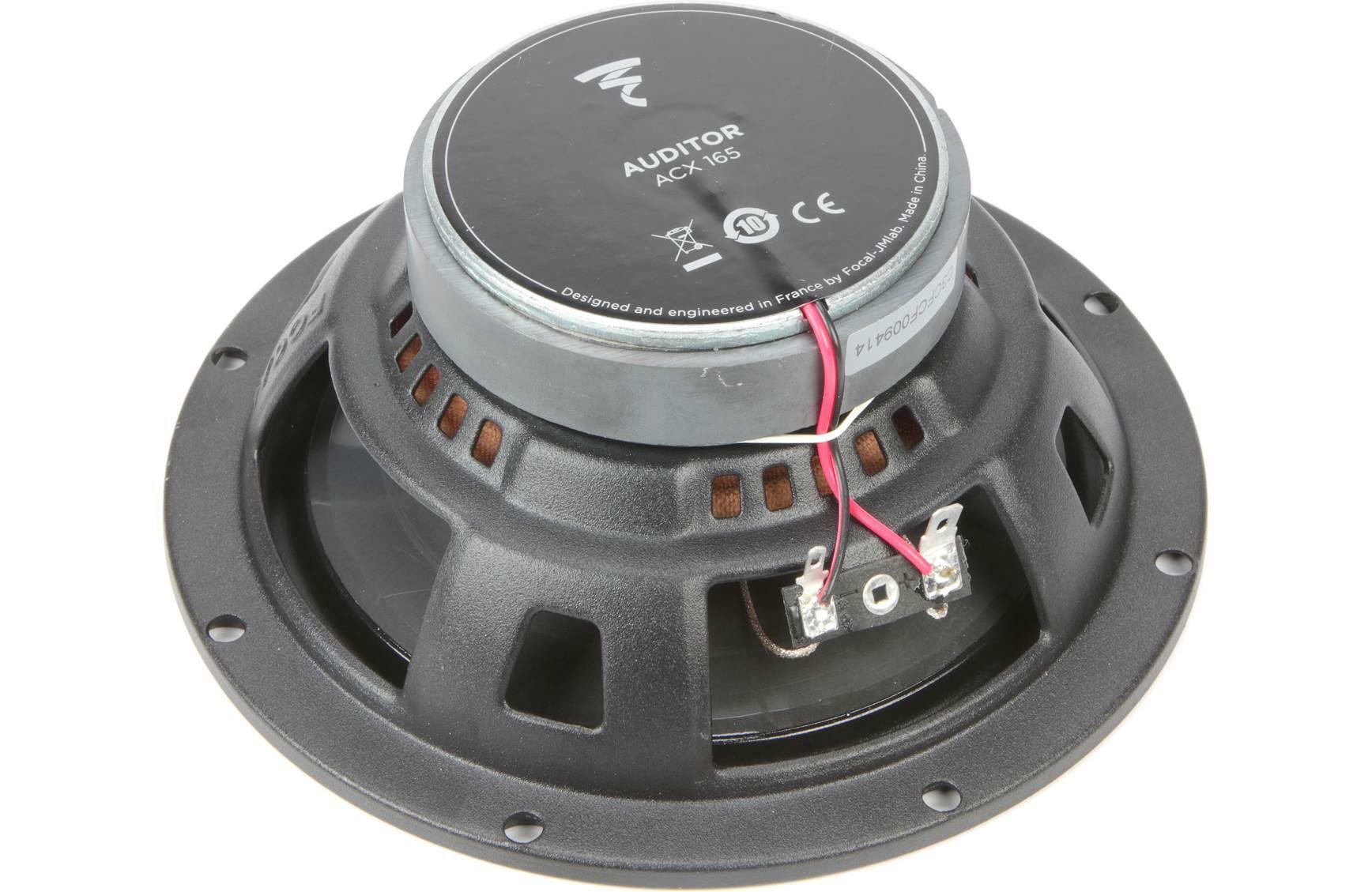 Focal ACX 165 Auditor EVO 6-1/2" 2-way car speakers + Stinger RKFR6 FAST Rings