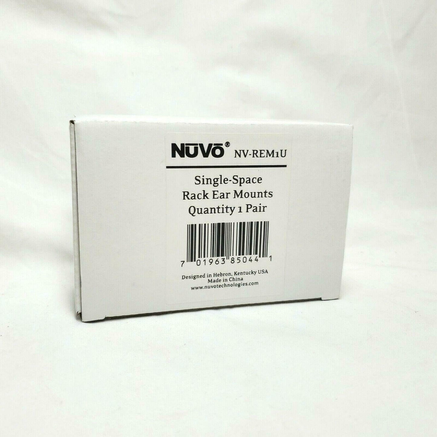 NuVo NV-REM1U Sigle Space Rack Ear Mounts (Pair) **BRAND NEW IN BOX**