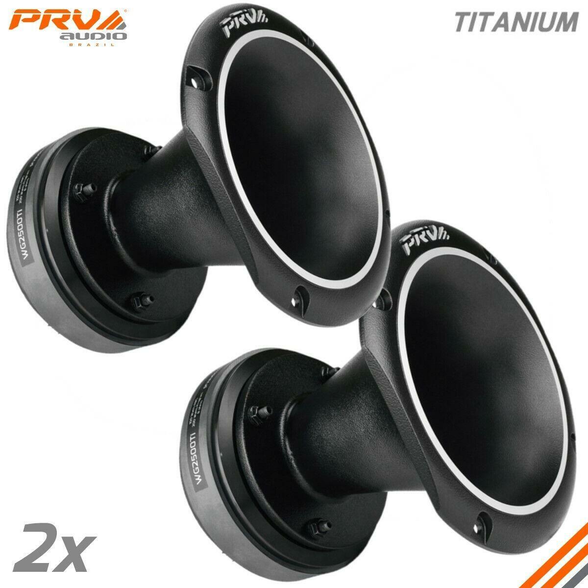 2x PRV Audio WG2500Ti 2" Titanium Compression Driver + WG14-50CR Horn Pro 400W